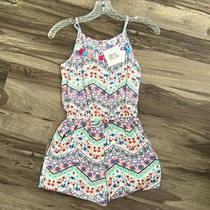 Joey Colorful Patterned Kids One Piece
